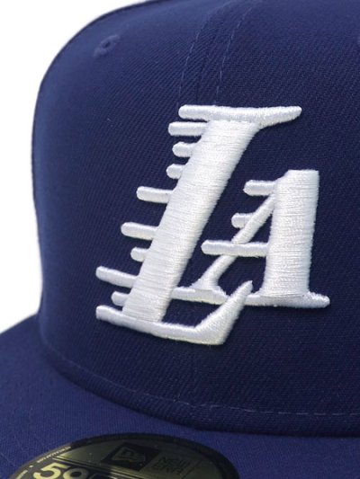 画像6: 【送料無料】NEW ERA 59FIFTY LAKERS LA LOGO DK ROYAL