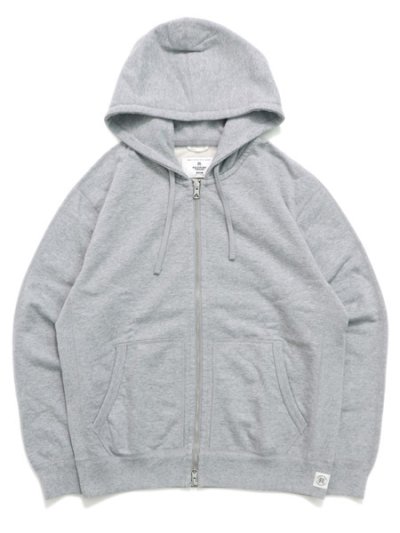 画像1: 【送料無料】REIGNING CHAMP MIDWEIGHT TERRY STANDARD ZIP HOODIE H.GY