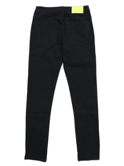 画像2: 【送料無料】PAIN LAB JET BLACK SKINNY DENIM