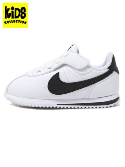 画像1: 【KIDS】NIKE CORTEZ EASYON TD WHITE/BLACK