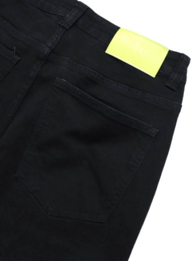 画像5: 【送料無料】PAIN LAB JET BLACK SKINNY DENIM