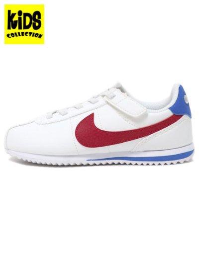 画像1: 【KIDS】NIKE CORTEZ EASYON SE PS SMT WH/NOBLE RED