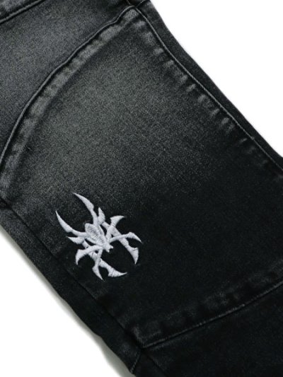 画像8: 【送料無料】PAIN LAB GREY FADE SKINNY DENIM