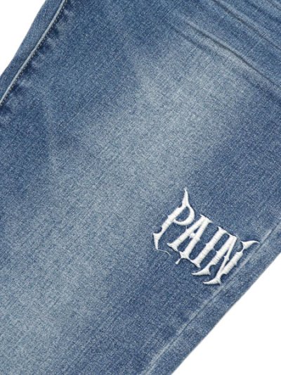 画像7: 【送料無料】PAIN LAB AQUA BLUE SKINNY DENIM