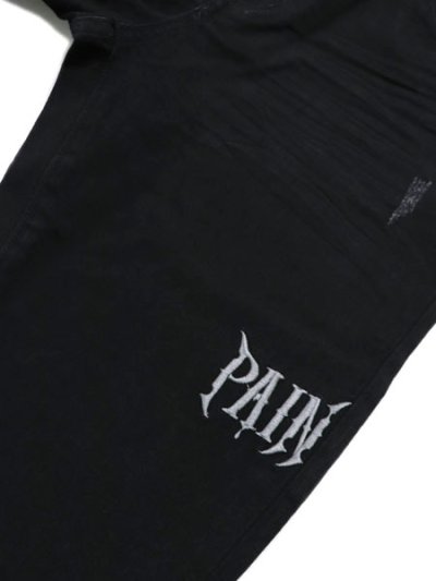 画像7: 【送料無料】PAIN LAB JET BLACK SKINNY DENIM