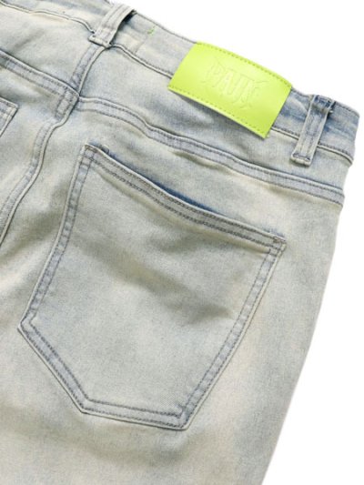 画像5: 【送料無料】PAIN LAB BLUE FADE SKINNY DENIM