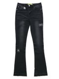 【送料無料】PAIN LAB WASHED BLACK STACKED DENIM