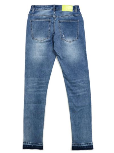 画像2: 【送料無料】PAIN LAB AQUA BLUE SKINNY DENIM