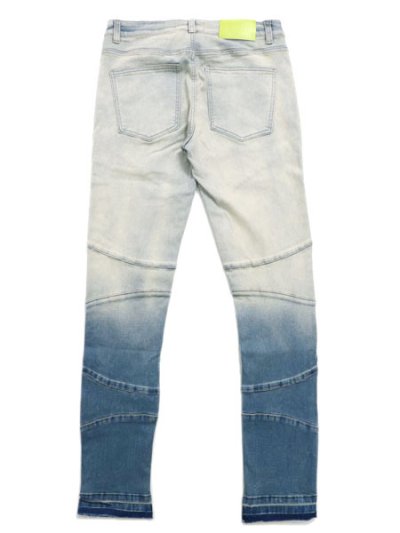 画像2: 【送料無料】PAIN LAB BLUE FADE SKINNY DENIM
