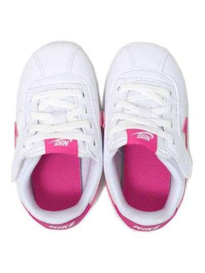 画像4: 【KIDS】NIKE CORTEZ EASYON TD WHITE/LASER FUCHSIA