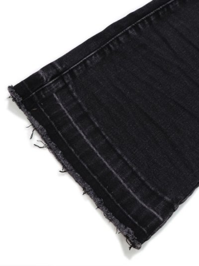 画像9: 【送料無料】PAIN LAB WASHED BLACK STACKED DENIM