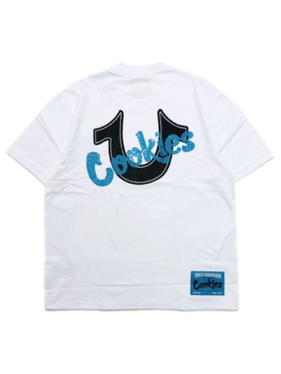 画像1: 【送料無料】TRUE RELIGION COOKIES APPLIQUE TEE OPTIC WHITE