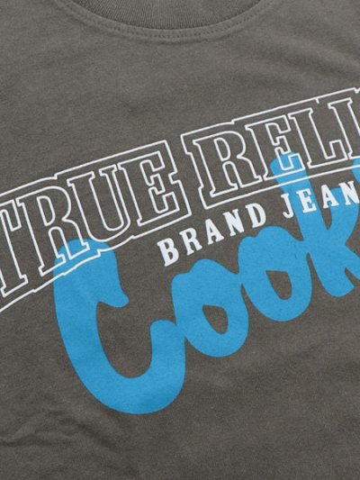 画像3: 【送料無料】TRUE RELIGION COOKIES BOXY WASHED ARCHS TEE GRANITE GY