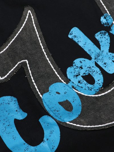 画像4: 【送料無料】TRUE RELIGION COOKIES APPLIQUE TEE JET BLACK
