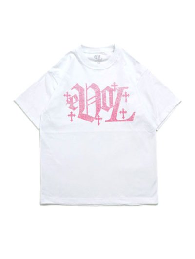 画像1: EVOL BY FUTURE PINK EVOL CROSS TEE