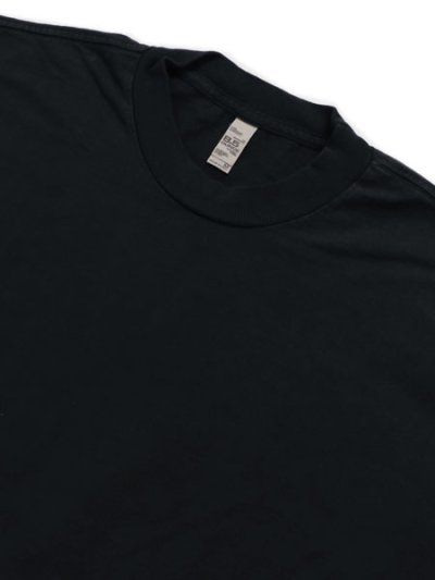 画像3: LOS ANGELES APPAREL 8.5oz S/S WIDE GARMENT DYE TEE-BLACK EDGE