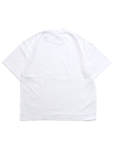 画像2: LOS ANGELES APPAREL 8.5oz S/S WIDE GARMENT DYE TEE-WHITE