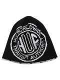 HUF TOKEN REVERSIBLE SKULL BEANIE BLACK