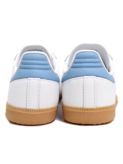画像4: 【KIDS】ADIDAS SAMBA OG C CLOUD WHITE/ASH BLUE/GUM