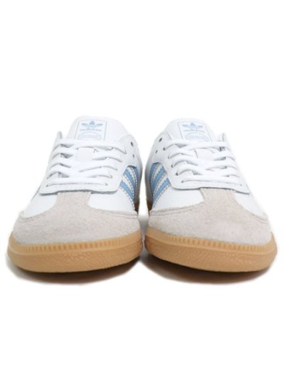 画像3: 【KIDS】ADIDAS SAMBA OG C CLOUD WHITE/ASH BLUE/GUM