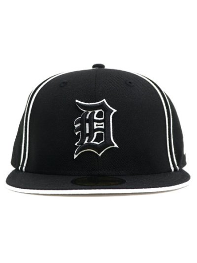 画像2: NEW ERA 59FIFTY CS TIGERS PIPING U/GY FB BLK/WHT