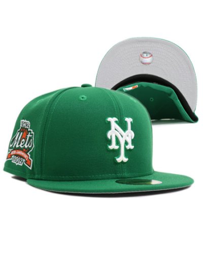 画像1: NEW ERA 59FIFTY CS METS 40TH U/GY FB KELLY/WHT