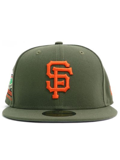 画像2: NEW ERA 59FIFTY CS GIANTS CANDLESTICK U/GY FB OLV