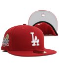 NEW ERA 59FIFTY CS DODGERS WS2024 U/GY FB RED/WHT