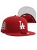 画像1: NEW ERA 59FIFTY CS DODGERS WS2024 U/GY FB RED/WHT (1)