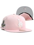 NEW ERA 59FIFTY CS DODGERS WS2024 U/GY FB PNK/WHT