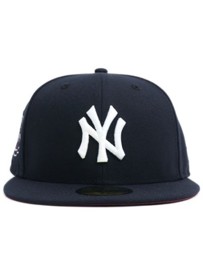 画像2: NEW ERA 59FIFTY CS YANKEES 100TH U/MAROON FB NV/WH
