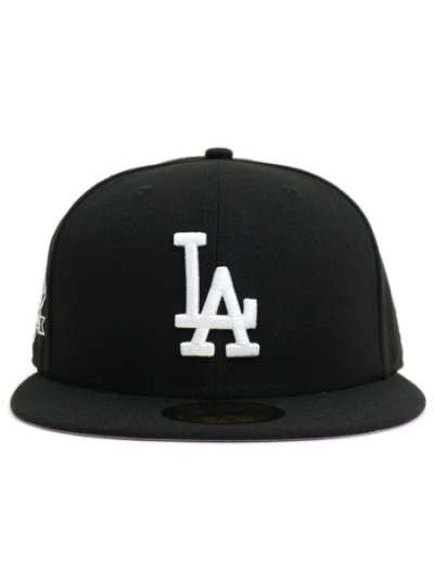 画像2: NEW ERA 59FIFTY CS DODGERS WS2024 U/GY FB BLK/WHT