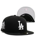 NEW ERA 59FIFTY CS DODGERS WS2024 U/GY FB BLK/WHT