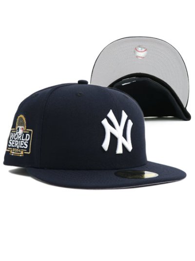 画像1: NEW ERA 59FIFTY CS YANKEES WS2024 U/GY FB NVY/WHT