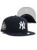 画像1: NEW ERA 59FIFTY CS YANKEES WS2024 U/GY FB NVY/WHT (1)