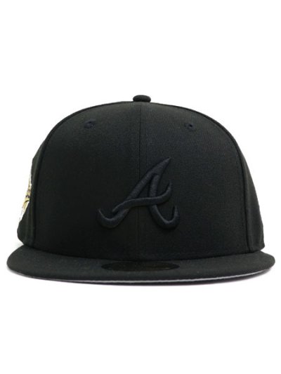 画像2: NEW ERA 59FIFTY CS BRAVES WS1995 U/GY FB BLK/BLK