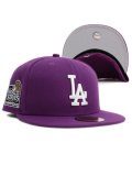 NEW ERA 59FIFTY CS DODGERS WS2024 U/GY FB PUR/WHT