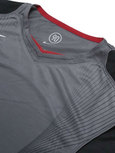 画像3: NIKE DF T90 SS JSY-BLACK/LT GRAPHITE/GYM RED