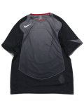 NIKE DF T90 SS JSY-BLACK/LT GRAPHITE/GYM RED
