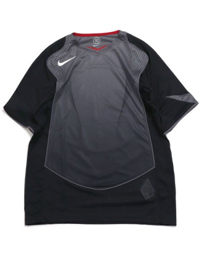 画像1: NIKE DF T90 SS JSY-BLACK/LT GRAPHITE/GYM RED