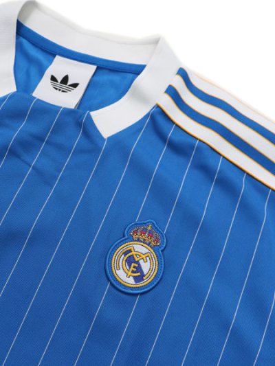 画像3: 【送料無料】ADIDAS REAL MADRID TERRACE JERSEY-BLUE BIRD/WHT