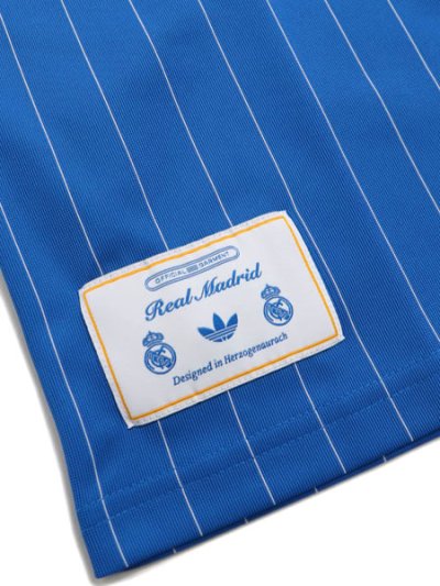 画像5: 【送料無料】ADIDAS REAL MADRID TERRACE JERSEY-BLUE BIRD/WHT