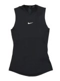 NIKE PRO DF TIGHT TOP SL-BLACK