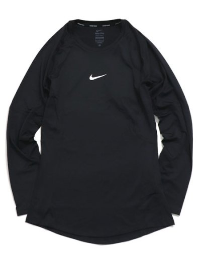 画像1: NIKE PRO DF TIGHT TOP LS-BLACK