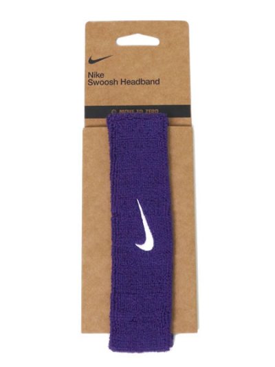 画像1: NIKE SWOOSH CLASSIC HEAD BAND-COURT PURPLE/WH