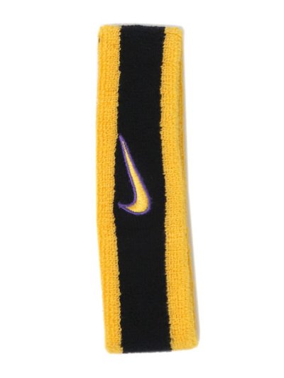 画像2: NIKE SWOOSH CLASSIC HEAD BAND-BLACK/UGOLD/CPUL