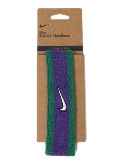 画像1: NIKE SWOOSH CLASSIC HEAD BAND-CLOVER/FIERCE PU
