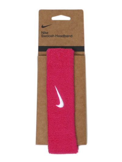 画像1: NIKE SWOOSH CLASSIC HEAD BAND-VIVID PINK/WHT