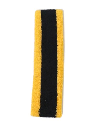 画像3: NIKE SWOOSH CLASSIC HEAD BAND-BLACK/UGOLD/CPUL