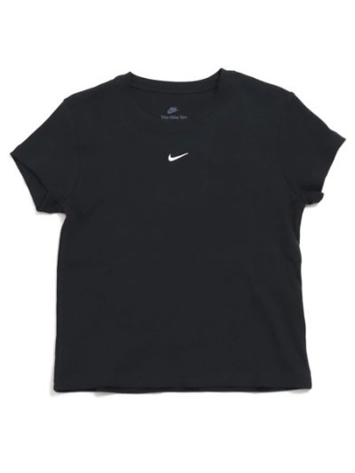 画像1: NIKE WMNS NSW RIB TGHT TEE-BLACK